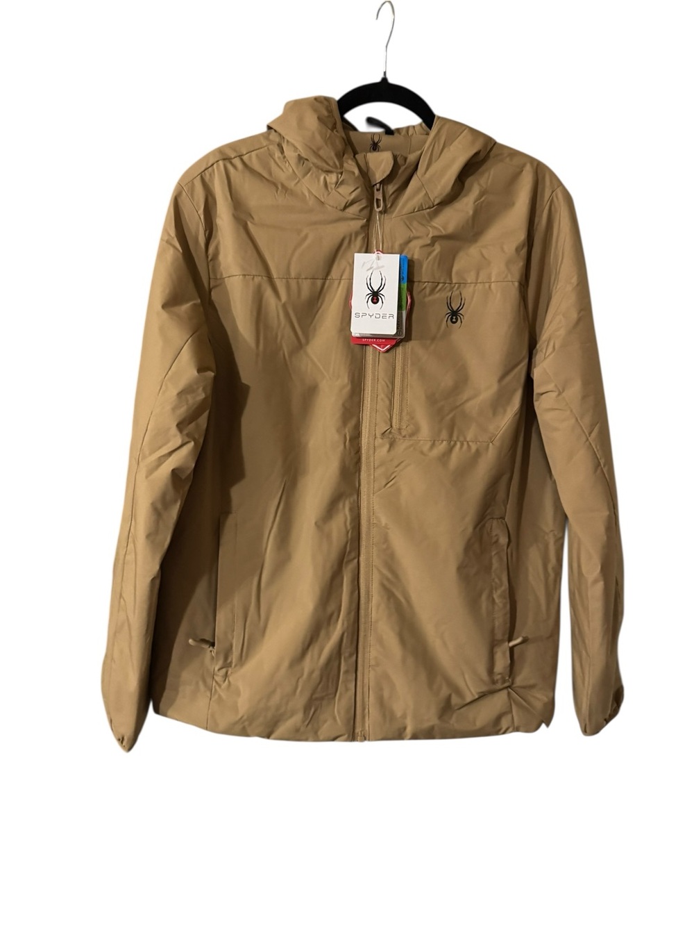 Spyder Lightweight Insulated Hooded Jacket Sz S NWT